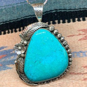 Emerald Valley Turquoise Pendant #3450